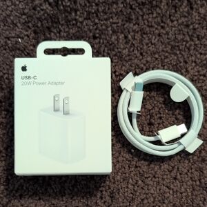 Apple USB-C 20W Power Adapter with Cable